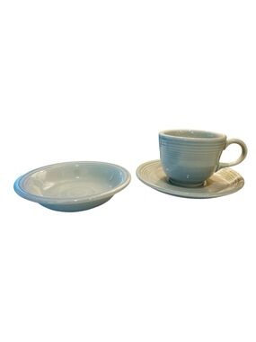 Vintage Homer Laughlin Fiesta Fiestaware Set Gray